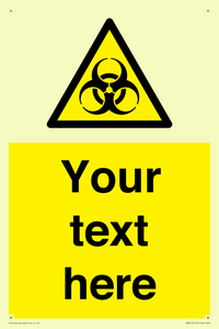 Custom Bio-Hazard Sign